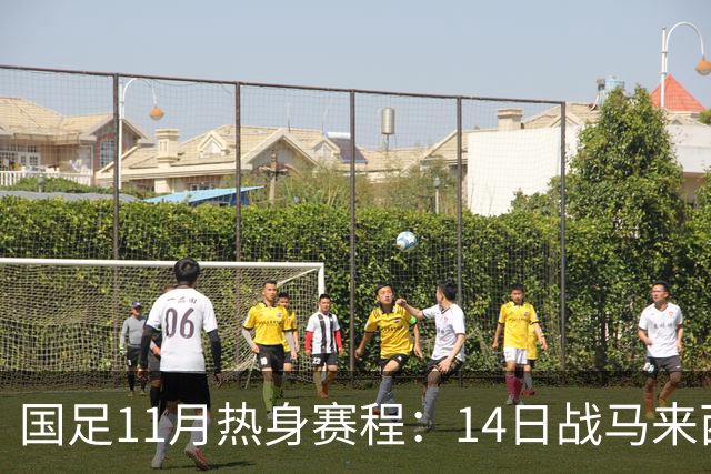 国足11月热身赛程：14日战马来西亚 17日对阵巴林